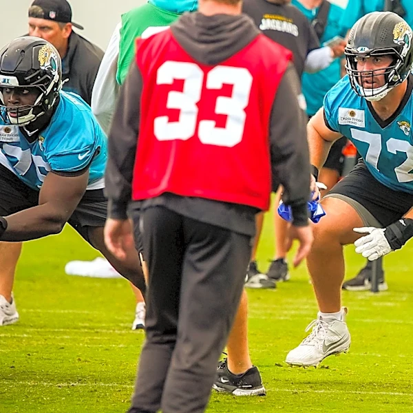 Coen assesses state of Jaguars' OL after losing Anton Harrison to injury