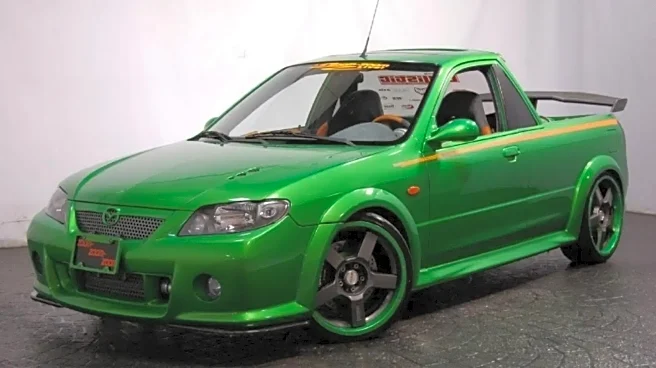 Forget The Ford F-150, Buy This Green MazdaSpeed Protege SEMA Build Instead