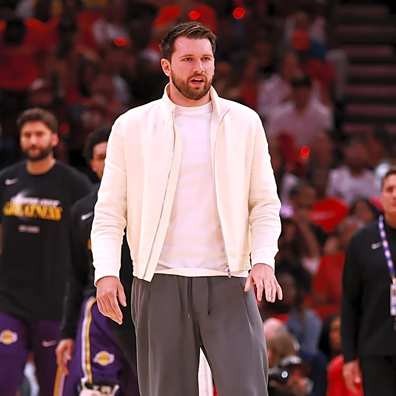 Luka Doncic comments on Mark Walter's sale of Lakers
