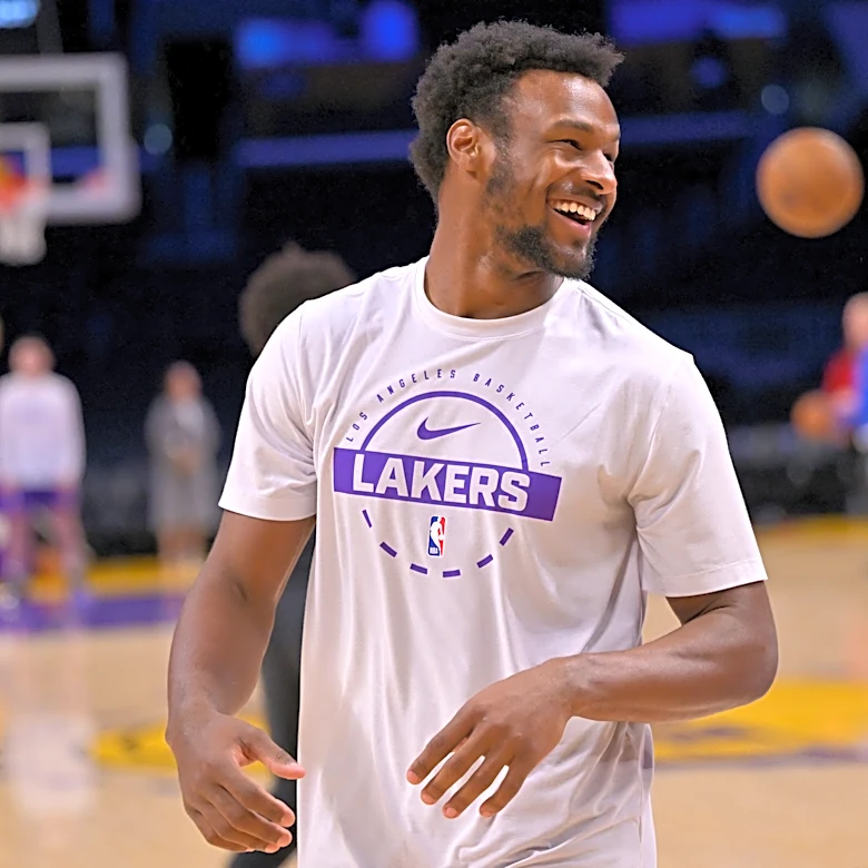 Bronny James: Lakers have 'good vibes everywhere'