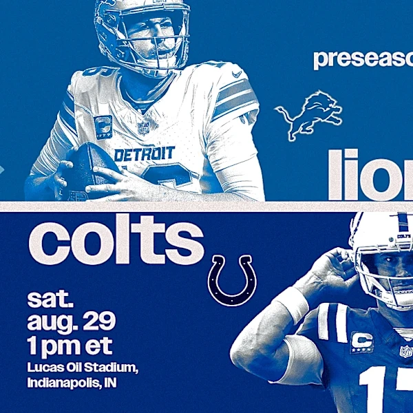 Where to watch Lions vs. Colts in NFL preseason today