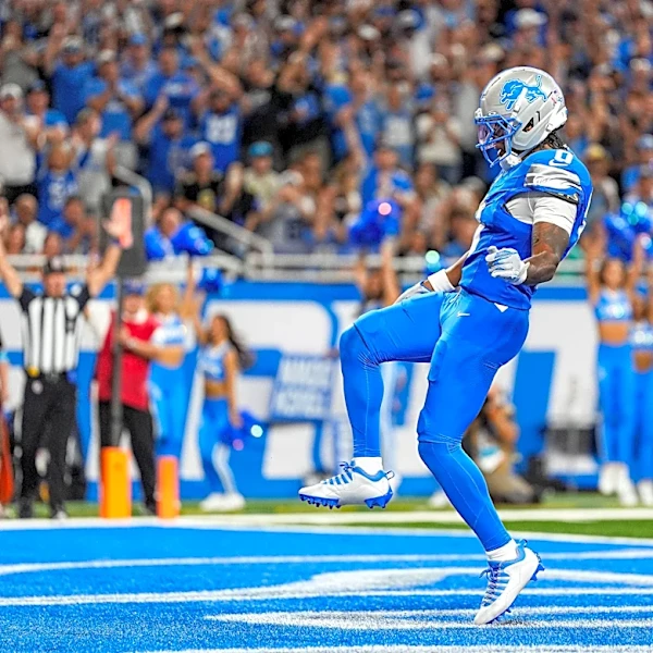 Lions' Jahmyr Gibbs joins exclusive NFL list with first TD of 2026