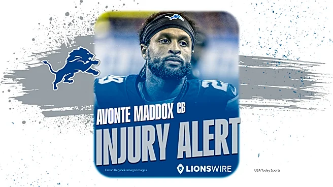 Lions injury update: DB Avonte Maddox exits vs. Bills, questionable to return