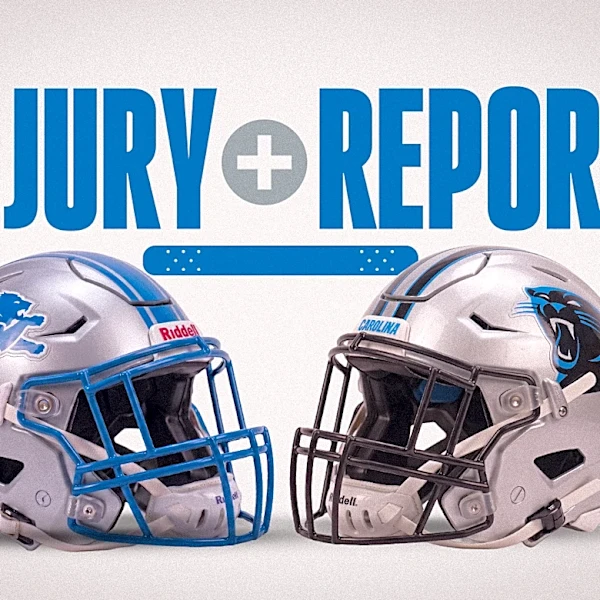 Lions vs Panthers inactives: Who's in, who's out?