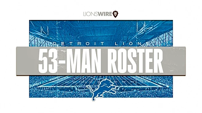 Detroit Lions' 53-man game day roster vs. Cardinals in Week 5