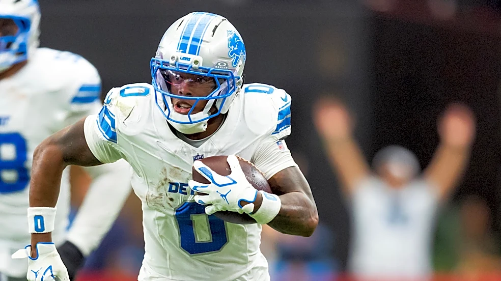 Detroit Lions' Jahmyr Gibbs named NFC Offensive Player of the Week