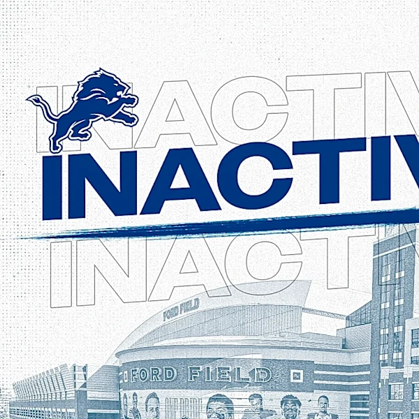 Lions vs. Packers inactives: Who's in, who's out today?
