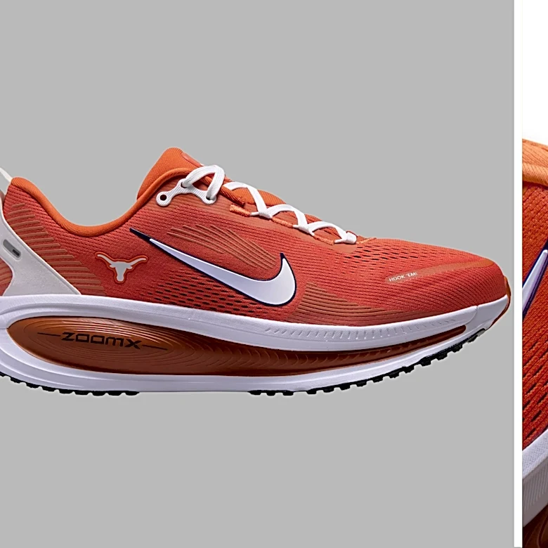 Nike drops new Texas Vomero 18 running shoes ahead of college football season