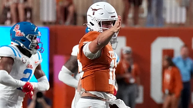 'Edgy' Arch Manning debuts in Texas Longhorns 34-27 win over Ole Miss