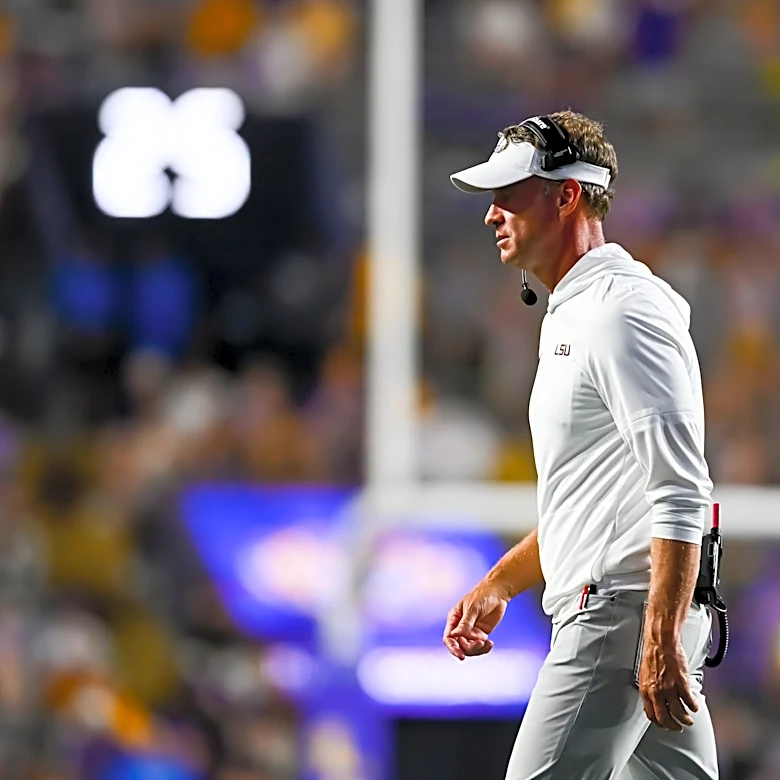 Lane Kiffin aims to keep LSU football focused after lopsided Week 1 win