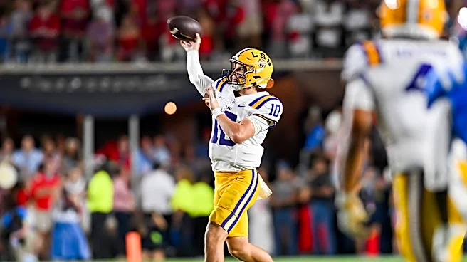 Where LSU football QB Sam Leavitt ranks in ESPN's QBR after Week 3 loss