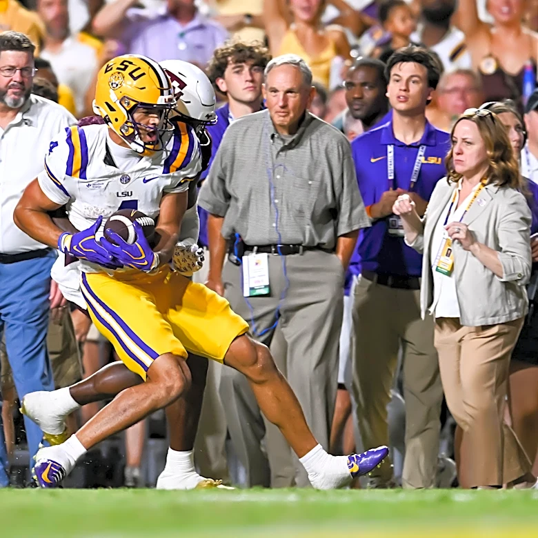 LSU football transfer wide receiver shines in Tigers' win vs. A&M