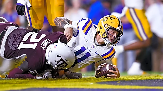 LSU football falls in AP poll despite dominant SEC win