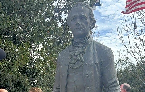 Bridges on Alexander Hamilton's rise from immigrant to founding father
