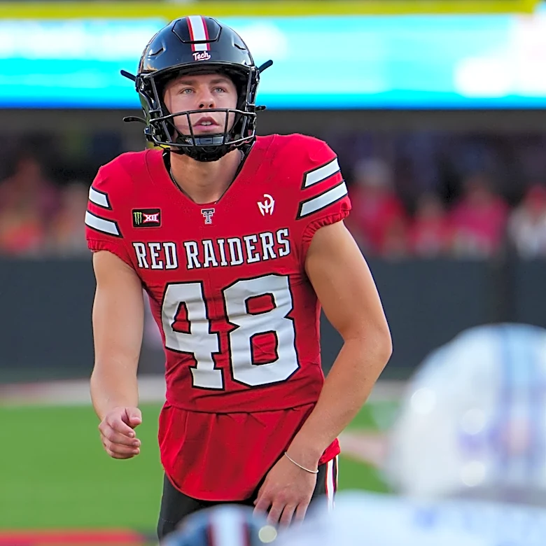 Texas Tech kicker Stone Harrington is a weapon now