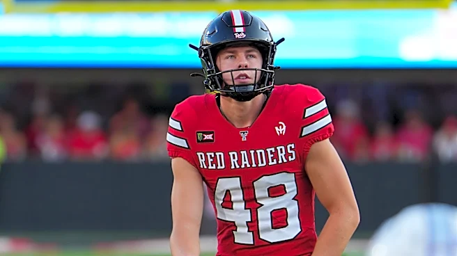 Texas Tech kicker Stone Harrington is a weapon now
