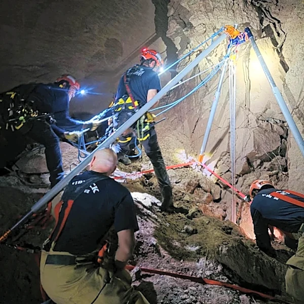 Youth safe after cave collapse rescue at Lake Alan Henry