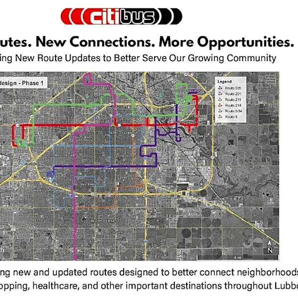 Citibus adds new route, changes to help Lubbock stay connected