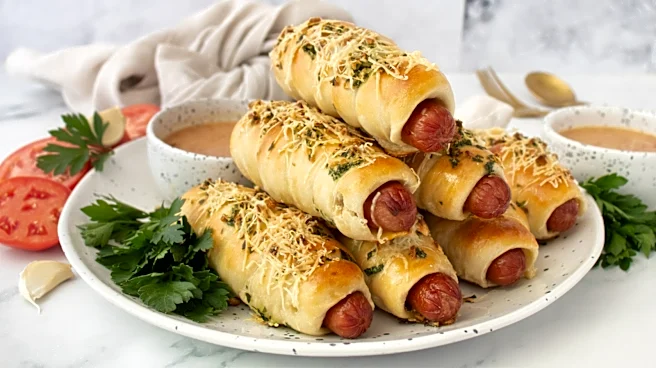 Garlic Bread Hot Dogs With A Spicy Sweet Tomato Honey Mustard