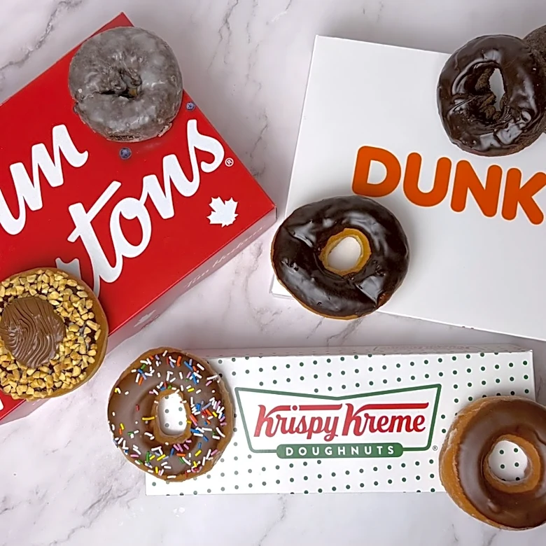 I Tried Chocolate Donuts From Dunkin', Krispy Kreme, And Tim Hortons. This Was The Best