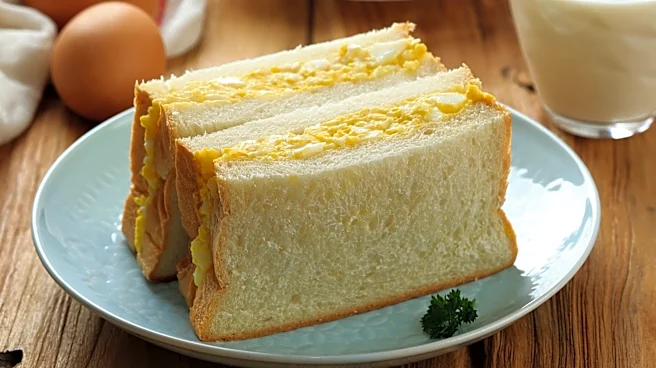 This Popular Egg Sandwich From The 1900s Came With An Odd Pairing