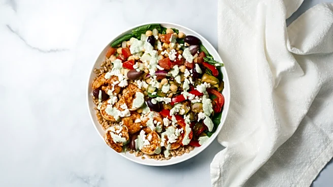 This Colorful Shrimp Bowl Is Loaded With Mediterranean Flavors