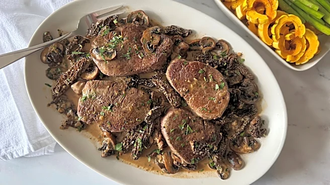 Classic Steak Diane With Morel Mushroom Cream Sauce