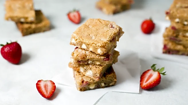 Strawberry White Chocolate Blondies Recipe