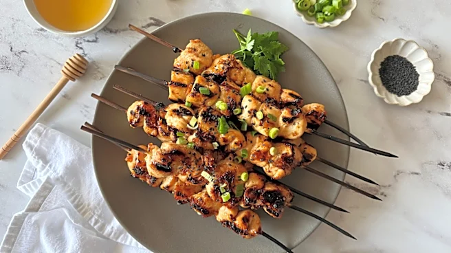 Honey Garlic Chicken Skewers Recipe
