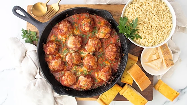 Chicken Parmesan Meatball Skillet Recipe