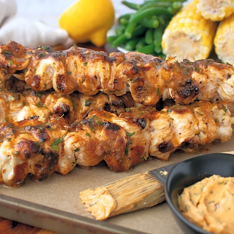 Cowboy Butter Chicken Kabobs Recipe