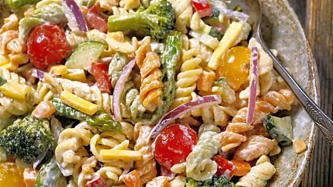 This Creamy Ingredient Gives Pasta Salad A Serious Flavor Boost