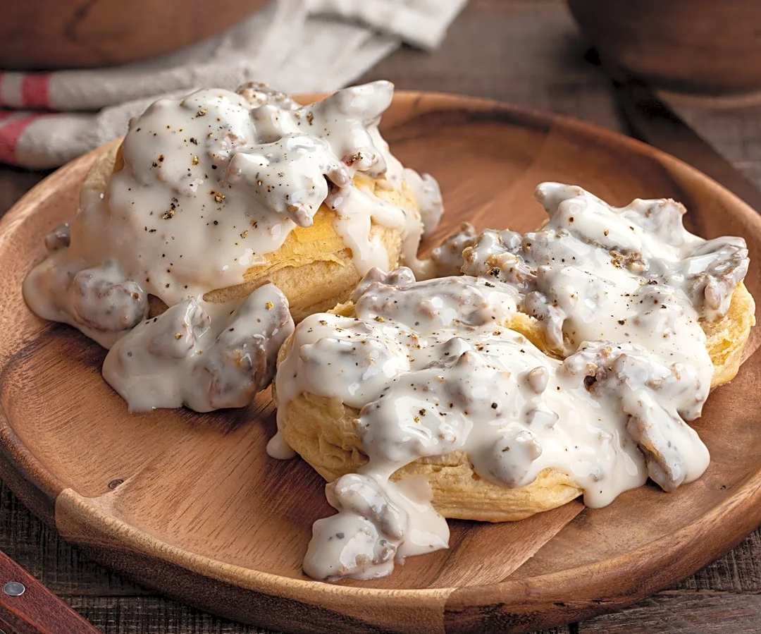 The Simple Twist That Turns Biscuits And Gravy Into A Bigger Breakfast