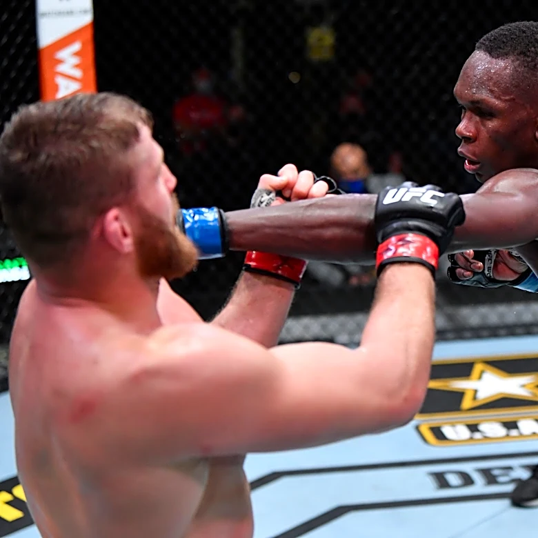 Israel Adesanya: Navajo Stirling vs. Jan Blachowicz will be 'battle of leg kicks'