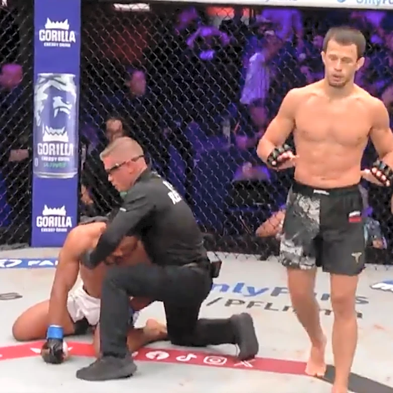 PFL New York: Usman Nurmagomedov bludgeons Archie Colgan in first round