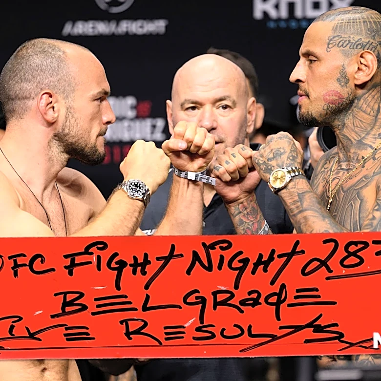 UFC Belgrade live updates: Medic vs. Rodriguez round-by-round coverage