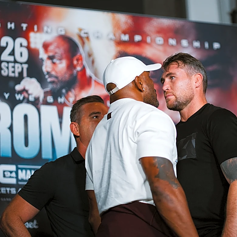 BKFC 94 video: Yoel Romero, Darren Till lock in for awkward 3-minute faceoff