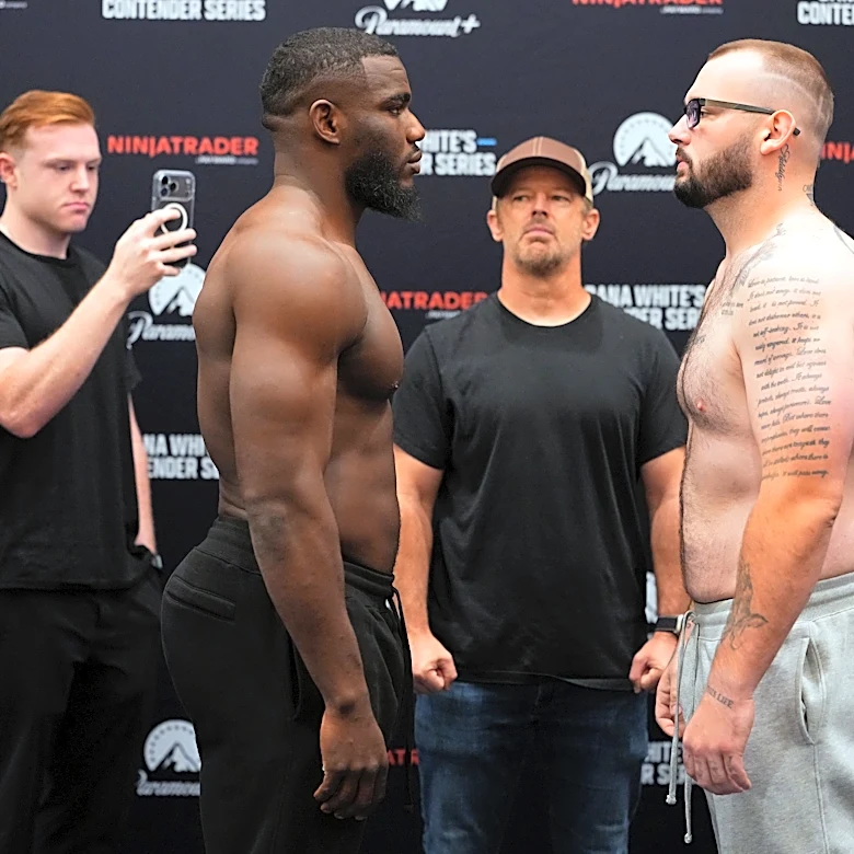 Dana White's Contender Series 87 faceoff highlights video, photo gallery