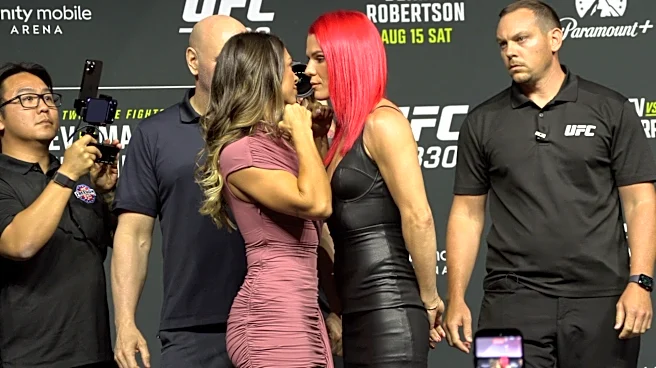 UFC 330 video: Mackenzie Dern, Gillian Robertson face off at press conference