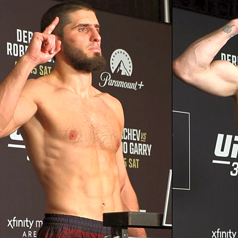 UFC 330 video: Islam Makhachev, Ian Machado Garry make weight for title fight