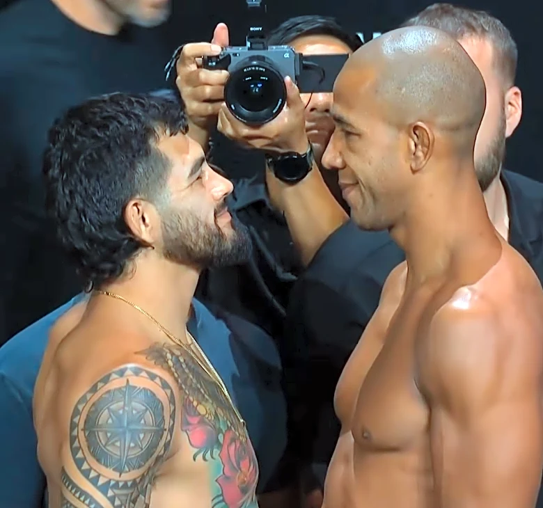 Video: UFC Sacramento full card faceoffs with Hernandez vs. Rodrigues