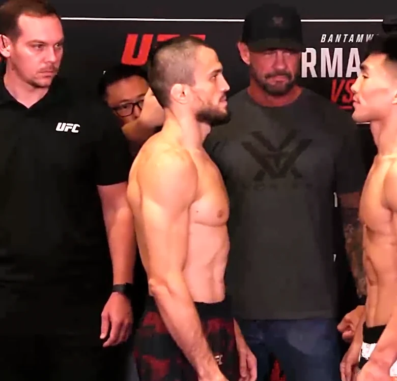 Video: UFC Shanghai full card faceoffs with Nurmagomedov vs. Song