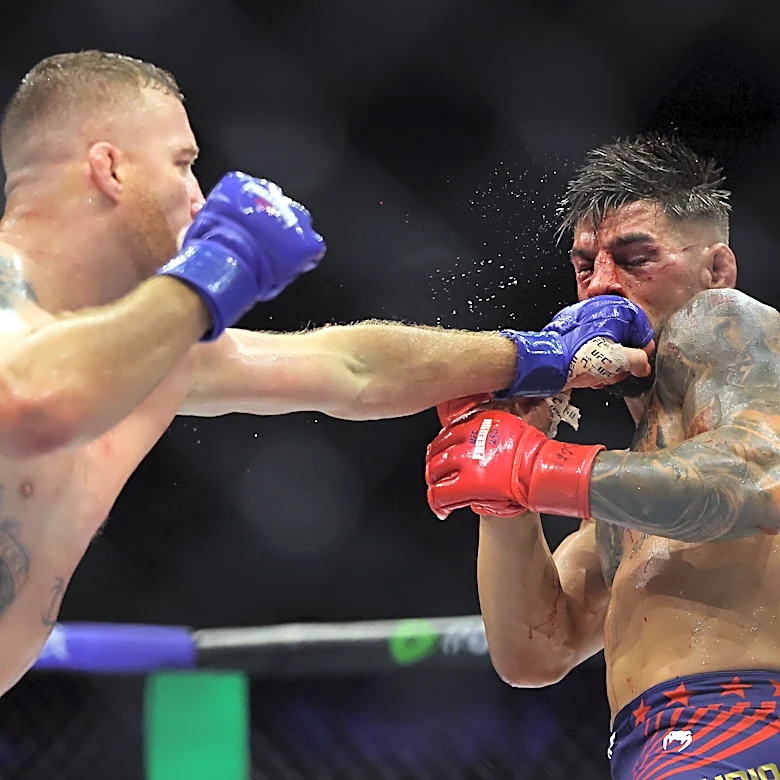 Justin Gaethje changes tune on Ilia Topuria rematch after glove claims