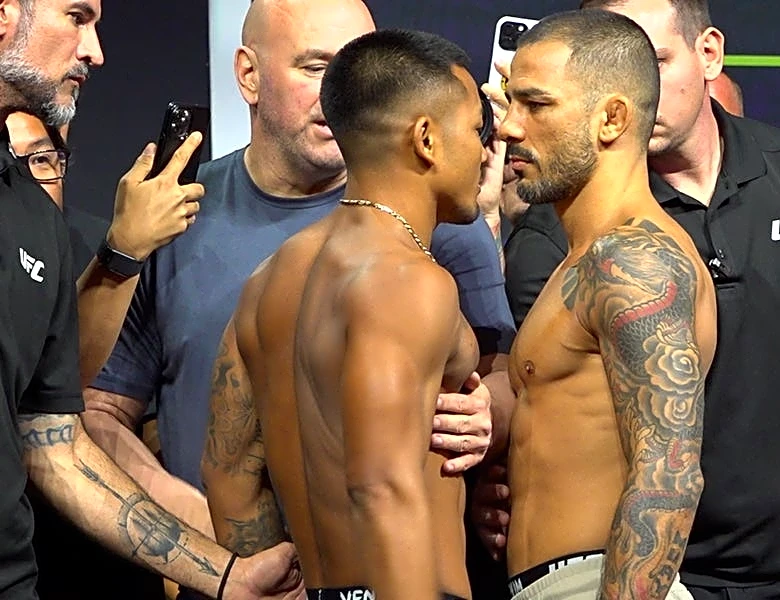 UFC 331 video: Joshua Van vs. Alexandre Pantoja final faceoff for title rematch