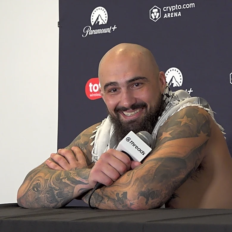 Sean Sharaf reacts to upset win over Gable Steveson: 'You can't underestimate people'