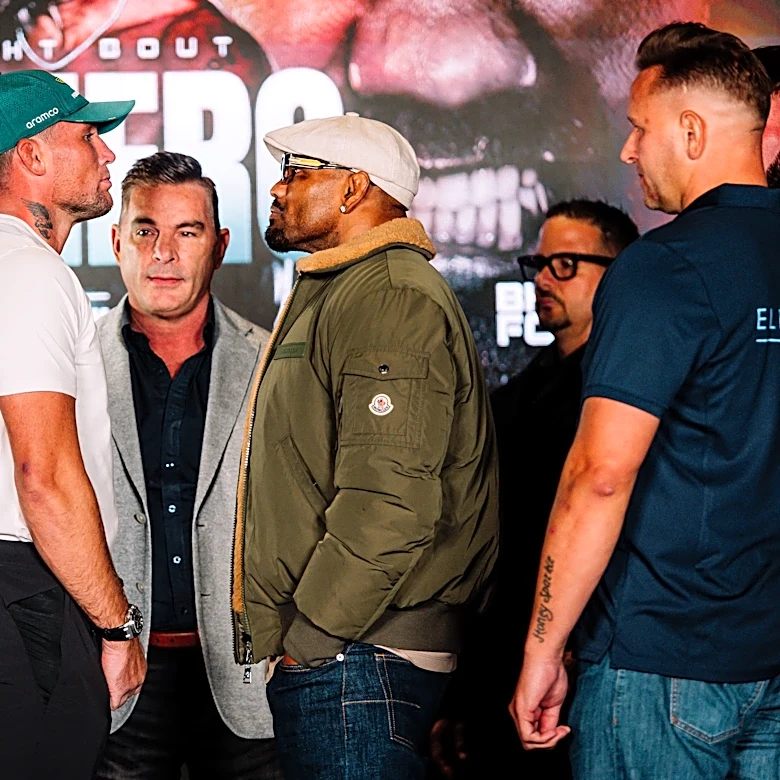 BKFC 94 faceoff video: Darren Till, Yoel Romero avoid second staring contest