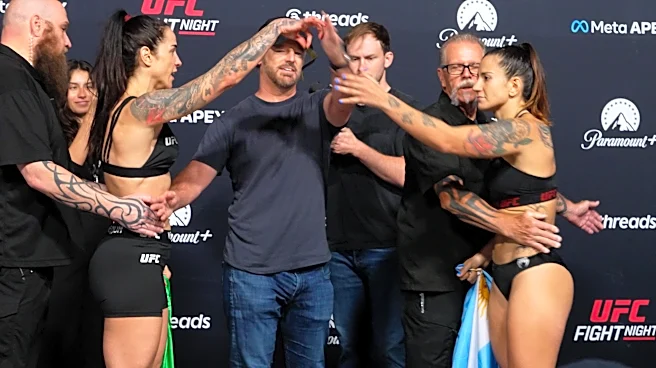 UFC Fight Night 289 weigh-in faceoff highlights video, photo gallery