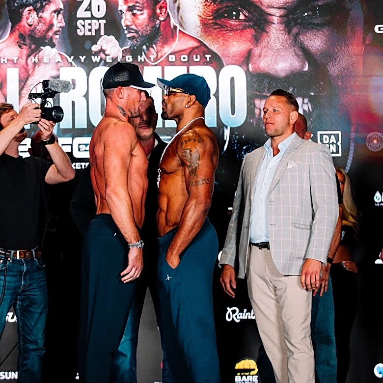 BKFC 94 video: Darren Till, Yoel Romero exchange words during final faceoff