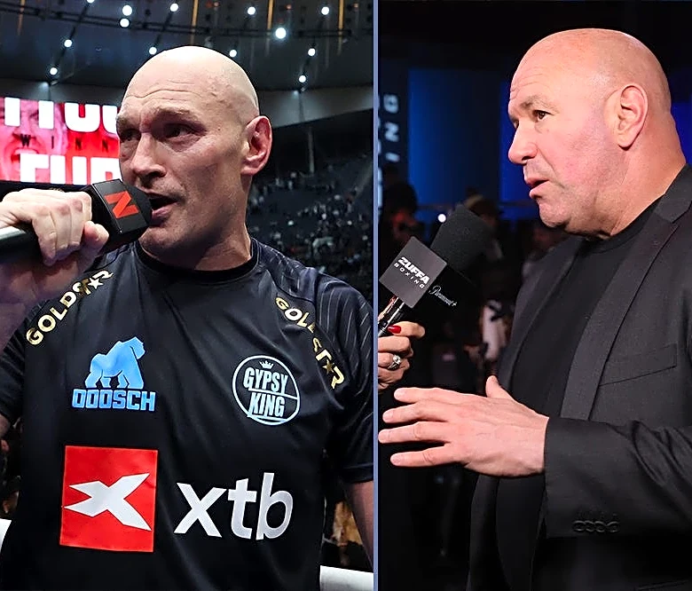 Tyson Fury makes stunning reveal on Dana White promoting Anthony Joshua fight
