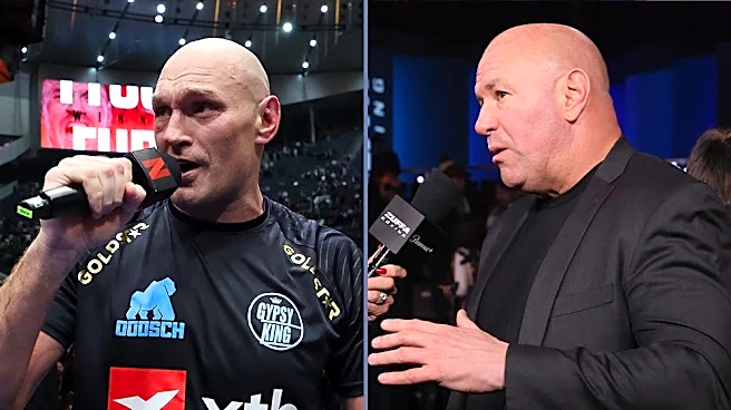 Tyson Fury makes stunning reveal on Dana White promoting Anthony Joshua fight